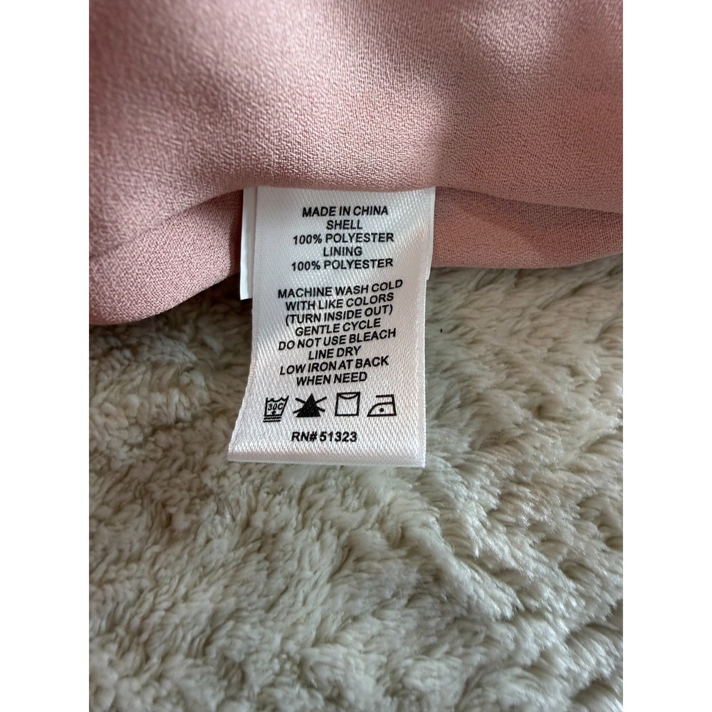 NWT 1.State A-line Mini Skirt Womens XL Metallic Pink Sequin Paillette Lined - Picture 8 of 11